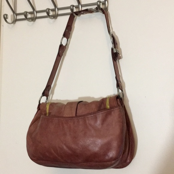 Christian Dior maroon/pink leather saddle gaucho purse - Picture 6 of 10